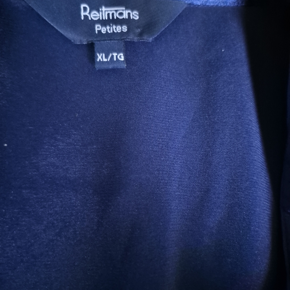 Reitmans Satin Feel Blouse Size XL Petites - Picture 5 of 8